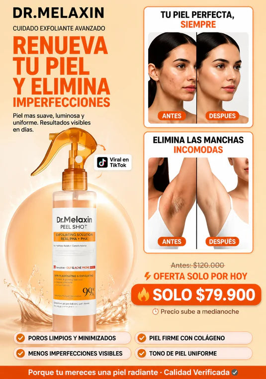 Dr. Melaxin Peel Shot - Exfolia y aclara zonas oscuras